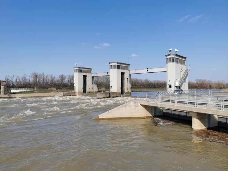 Horthy István Duzzasztómű, Békésszentandrás